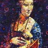 Sally Rich - Leonardo da Vinci: Lady with an Ermine, by Sally Rich