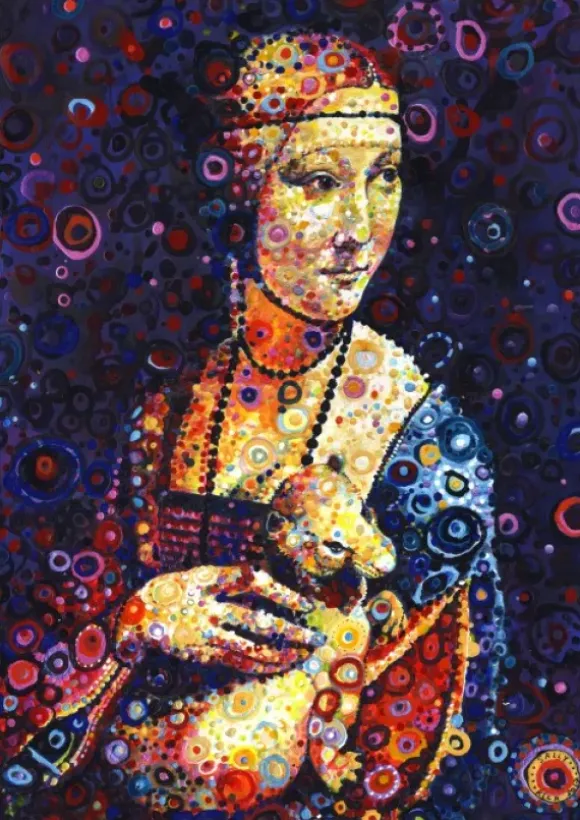 Sally Rich - Leonardo da Vinci: Lady with an Ermine, by Sally Rich