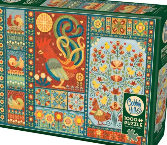 Scandi Chicken Quilt