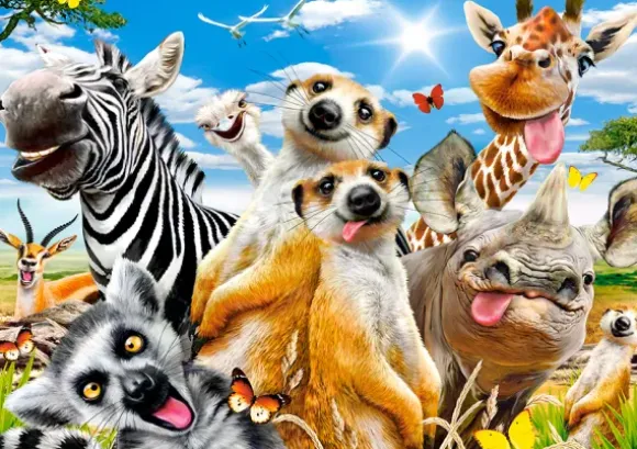Selfie Africain