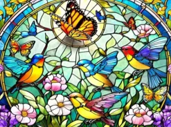 Sg Oiseaux Chanteurs Et Papillons