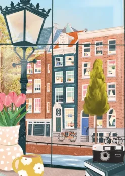 Simply, Katy - Amsterdam vue d'un Café