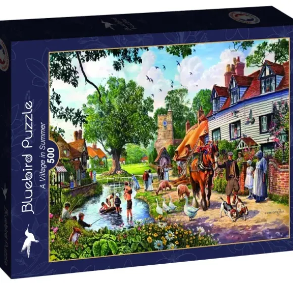 Steve Crisp - A Village in Summer