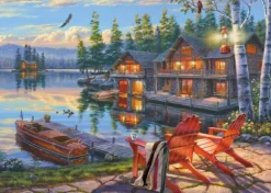 Sur les Rives du Lac Loon, New York