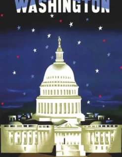 The Capitol - American Airlines Poster Mini