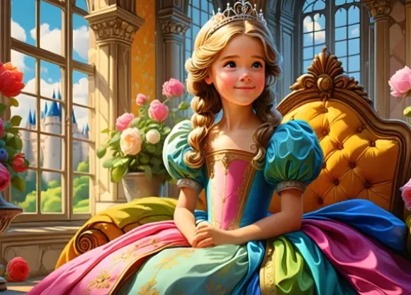 The Princess on her Throne