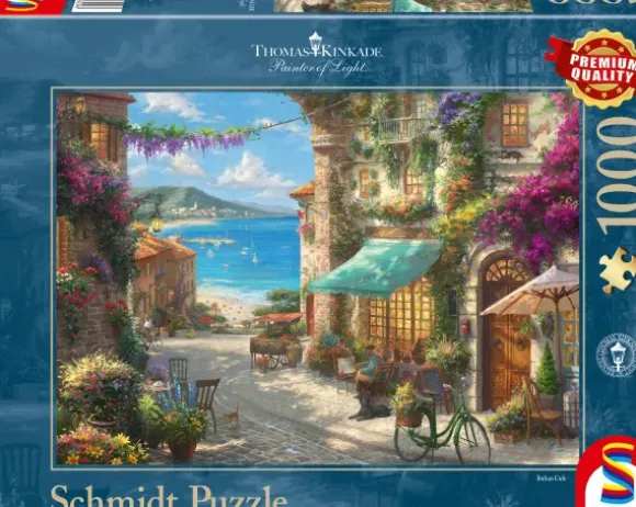Thomas Kinkade - Café sur la Côte Italienne