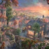 Thomas Kinkade - Disney - La Belle et le Clochard