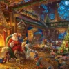 Thomas Kinkade - Santa Claus and His Secret Helper