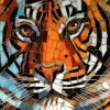 Tigre en Vitrail