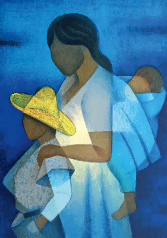 Toffoli Louis - Louis Toffoli - La Mère et les Enfants, 1973