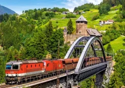 Train sur le Pont