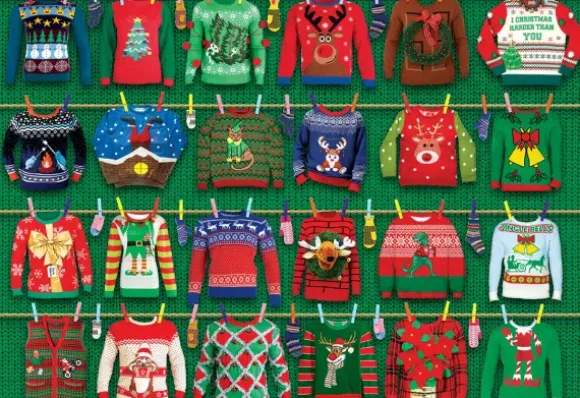 Ugly Christmas Sweaters Tin