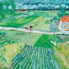 Van Gogh Vincent - Puzzle en Bois Découpé à la Main - Paysage D'Auvers