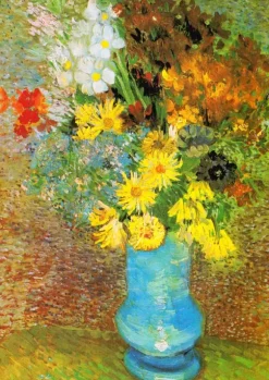 Van Gogh Vincent - Vincent Van Gogh : Vase avec marguerites et anémones
