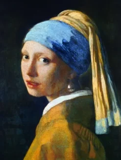 Vermeer Johannes - Vermeer Johannes : La Jeune Fille à la Perle, 1665