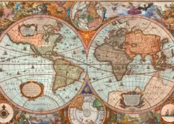 Vieille Carte du Monde