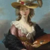 Vigee le Brun Louise-Élisabeth - Elisabeth Vigée-Lebrun : Autoportrait au Chapeau de Paille, 1782