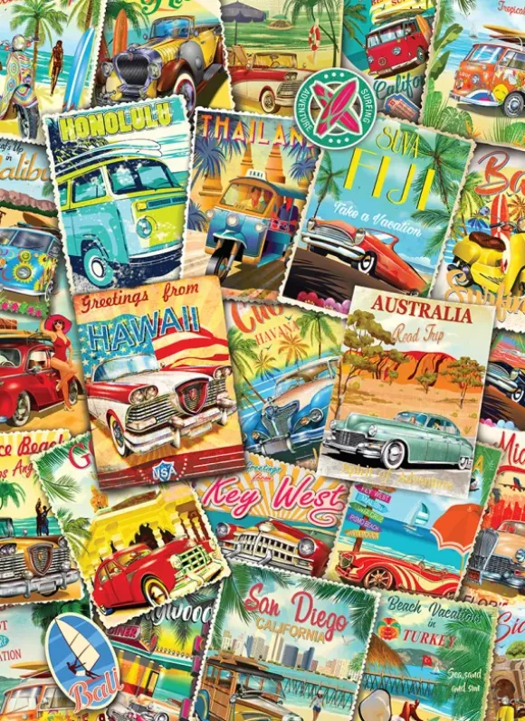 Vintage Travel Collage