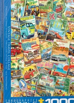Vintage Travel Collage