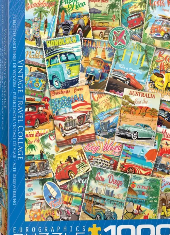 Vintage Travel Collage