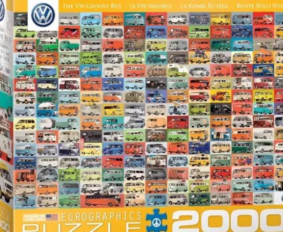 Volkswagon Groovy Bus Collage