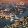 Vue Aérienne sur Londres