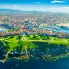 Vue de Gijón - Les Asturies, Espagne