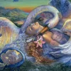 Wall Joséphine - Leda and the Swan