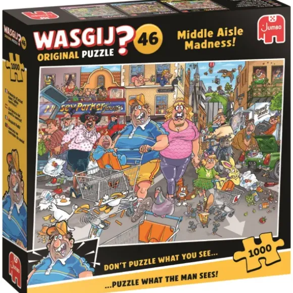 Wasgij Original 46 - Frénésie d'achat dans l'allée centrale ! (1000 pieces)