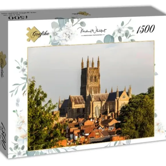 Worcester Cathedral viewed from Fort Royal Park